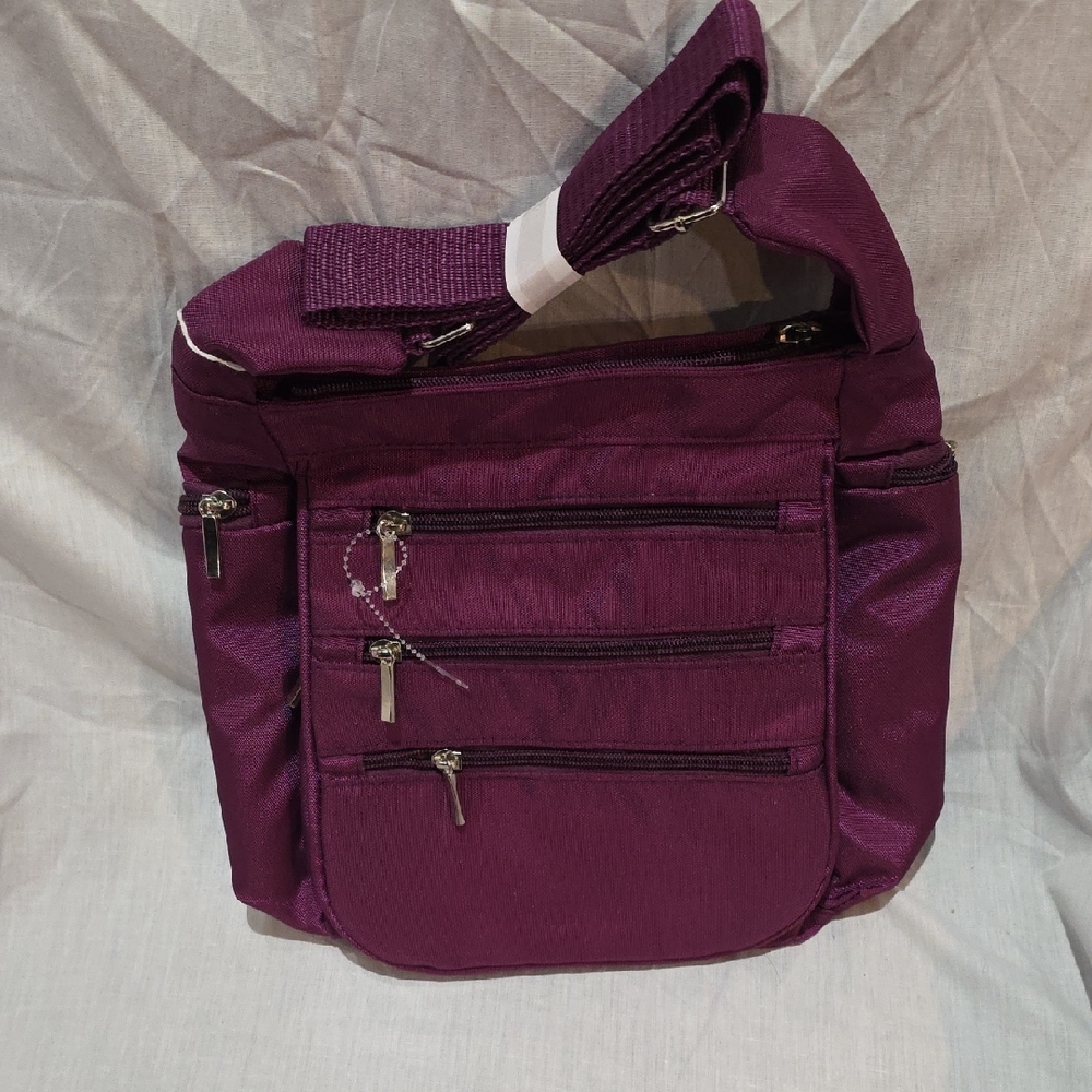 Organizzi Of Santa Barbara  Chic Purple Crossbody Bag
